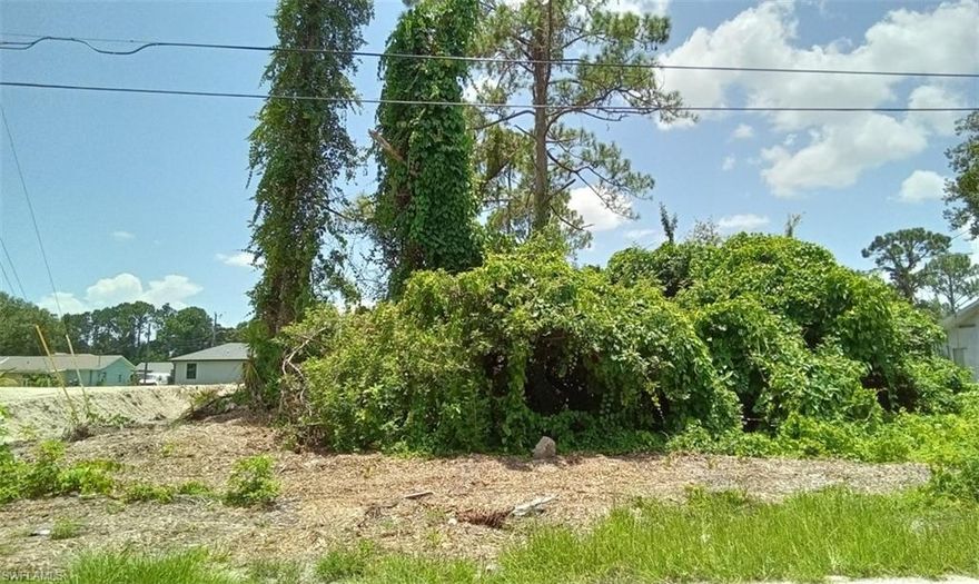 Nice .26 acre vacant lot in Lehigh Acres, located on a paved road with POWER ON SITE, easy access to State Rd. 82, Fort Myers, and the International airport, stores and gas stations near, and coming soon a shopping center. The seller has other properties for sale. Can be purchased separately or as a package deal.