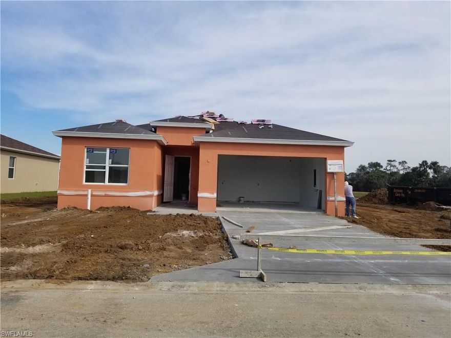 NEW CONTRUCTION COMING SOON, POPULAR "FIESTA MODEL" OFFERING 3 BEDROOMS 2 BATH, DEN, 2 CAR GARAGE 9' CEILINGS, LANAI, WOOD KITCHEN CABINETS WITH GRANITE COUNTER TOPS. ALL KITCHEN APPLIANCES , WASHER AND DRYER INCLUDED, WINDOW BLINDS MASTER BATHROMM VANITY WITH DOUBLE SINK, AND GRANITE TOPS, BIG TILE SHOWER WITH GLASS DOORS. ALL OF THIS ON AN OVERSIZE LOT, LOW ASSOCIATION FEES ONLY $125.00 EVERY QUARTER, COVERS COMMUNITY POOL, CLUB HOUSE, ROAD , LAKE AND PRESERVE MAINTENANCE. WALKING DISTANCE TO LAKE TRAFFORD ELEMENTARY, EASY ACCESS TO LAKE TRAFFORD ROAD.