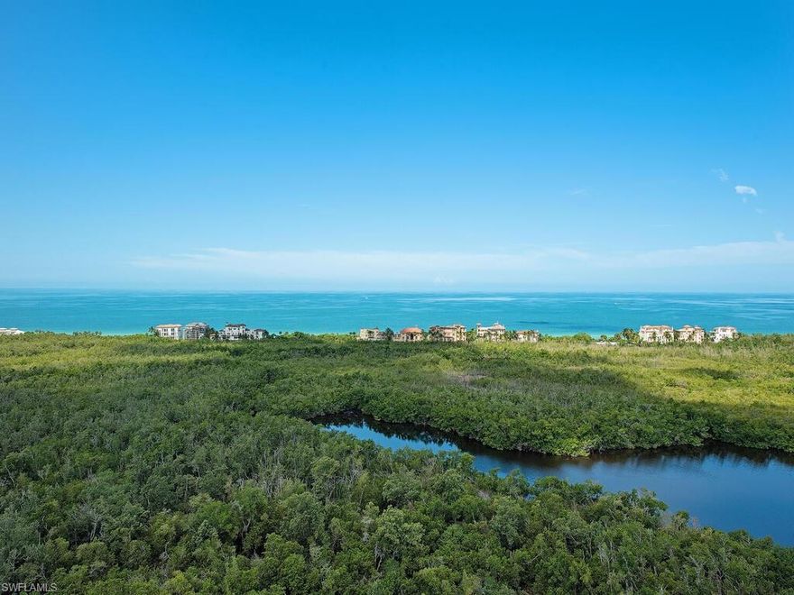 C2396 - Extremely spacious single level PH offered for the first time ever in Montenero. Enhanced Ceiling Height, 2 Parking Spaces plus storage locker. Five bedrooms, Four and One Half Baths in over 5,300 sq.ft. of luxury living area. Wide views of the Gulf of Mexico offering SW, Western, and NW Exposure. Very well maintained residence features an eat in kitchen, great room design, and a formal dining room with separate bar area to accommodate  larger gatherings. Very spacious lanai area with fully secured hurricane shutters. Floorplan is very accommodating for large family gatherings or socializing. Kids and Grand Kids will love this place as well as the new owners. Building has excellent management and security and recently underwent a $3,500,000 complete renovation of all the common areas.