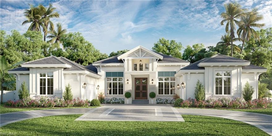 Borelli Construction of Naples is well underway on their newest luxury residence with expected completion by season 2024. Sitting on an iconic street in the Moorings lined with Cuban Laurels & Southern Live Oaks, this home will be equipped with all the space & amenities needed for entertaining, raising a family or simply enjoying the Naples lifestyle. The primary suite will have a relaxing sitting area with access to the lanai, two massive closets and a wet room. Great storage throughout including an oversized pantry, large laundry room with broom closet & a storage room accessible from the garage. Inside, the home will be complete with Legno Bastone French white oak flooring, Wolf and SubZero appliances & designer fixtures. The outdoor living area will begin with a massive covered lanai space protected by electric screens & shutters. The lanai will have a well-equipped outdoor kitchen & cozy fireplace. The pool & deck, designed by Outside Productions, will be equally impressive with a sun shelf & fire features. Other features include: Crestron home automation, Lutron lighting, whole house generator, fully built-out closets, 1,000 gallon propane tank, Andersen windows, and more.