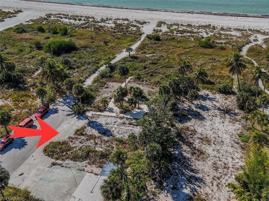 Build your dream home on this exceptional direct Gulf-front lot with 75’ x 188’ of prime beachfront and the feeling of your own private beach. Zoned for weekly rentals, it’s ideal for a luxury residence or high-income investment.

Quietly tucked just a half block off Estero Blvd, the property offers peaceful privacy with minimal road noise while still being close to everything. Only 1 mile from Santini Plaza for convenient dining and shopping. Enjoy soft white sands, daily dolphin sightings, and stunning sunsets—an incredible opportunity in one of Fort Myers Beach’s most desirable Gulf-front locations.