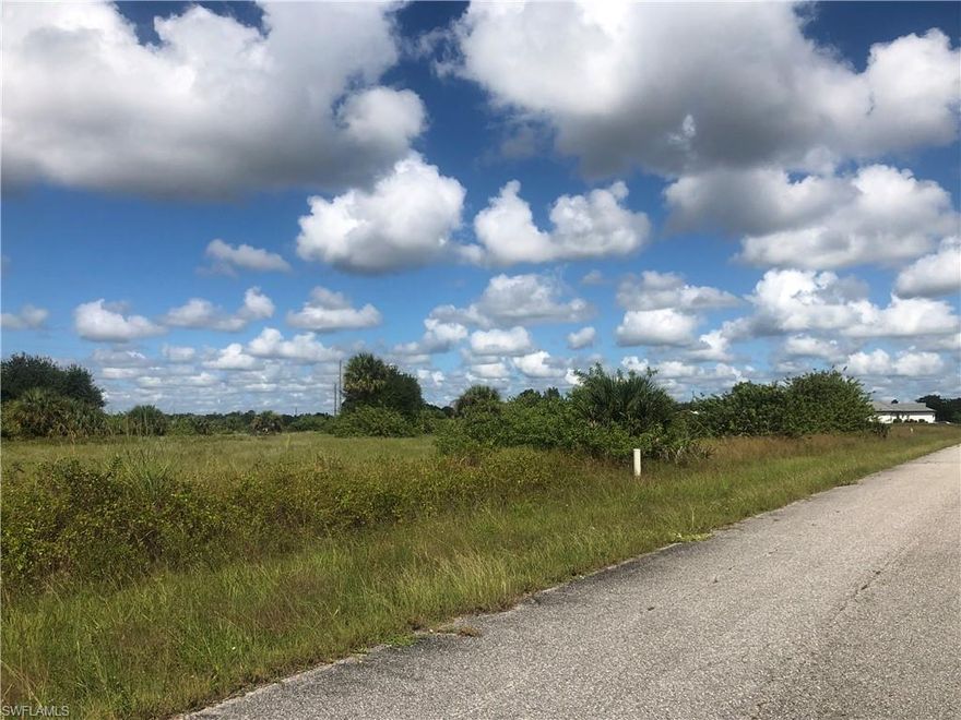 Build your dream home on this ready-to-build 1/2 acre lot. With quick and easy access to the Caloosahatchee River, boat launches, parks, beaches, schools, churches, shopping, and restaurants, you'll enjoy peace and quiet investing in the future of Lehigh Acres.