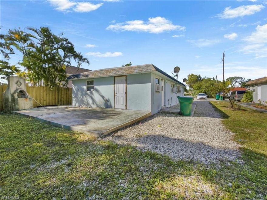 Excellent income-producing duplex opportunity in the heart of Naples! This property features two separate 2-bedroom, 1-bathroom units, each offering a functional layout ideal for long-term tenants, seasonal rentals, or owner-occupants looking to offset their mortgage.

Situated in a convenient and established neighborhood, the duplex provides easy access to shopping, dining, downtown Naples, beaches, and major roadways. Each unit offers comfortable living space, private entrances, and independent living—making it highly attractive to tenants and investors alike.

Ideal for:
 • Investors seeking steady rental income
 • Housing opportunities (live in one unit, rent the other)
 • Multi-generational living
 • Expanding a rental portfolio in a high-demand Naples market

With strong rental demand in the area, this duplex presents solid cash-flow potential and long-term value appreciation.

A rare duplex opportunity in Naples—schedule your private showing today!