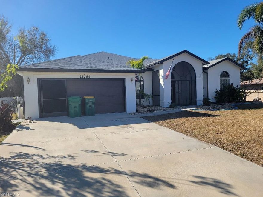 AWESOME OPPORTUNITY!!! 3BR/2BA updated Pool Home in Port Charlotte.  From Seemingly endless interior space with soaring ceilings as you walk through the double doors into the Oversize Living Room and Dining area. From there journey into a recently updated Kitchen with granite counters! Huge Master Bath with Shower area and dual sinks. Florida room is enclosed and under air opening into Large Screened Lanai area with Pool. Don't delay-SCHEDULE a SHOWING TODAY!