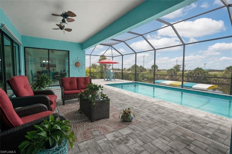 2024 Gulf Access Pool Home – Florida Living Done Right—Exceptional Value, Priced Below Comparable Homes!!

Why wait to build or settle for an older home when you can own this like-new, move-in-ready Gulf access home with upgrades already in place?

This home offers plenty of space, with nearly 3,400 sq ft under roof, a refreshing tropical blue exterior, an open interior layout, tray ceilings, and a front flex-space den.

The modern kitchen is designed for both function and style, while the spacious primary suite features lanai access and a deluxe en-suite bathroom. Impact windows and doors throughout provide peace of mind.

Enjoy a screened, heated pool with sunny western exposure—perfect for all-day sun and stunning sunset views—and pre-plumbing for an outdoor kitchen.

Boater’s dream: you will own 80 feet of waterfront on a wide canal, with a concrete dock and seawall, and just one bridge to the Gulf.

3 car garage with an epoxy floor and extended bay for boat storage or work area. Additional features include a whole-home RO system, whole-home generator inlet hookup, complete perimeter gutters, fenced yard, automatic irrigation, and more.

Located just steps from Crystal Lake Park, featuring a beach, boat ramp, walking path, and more.

Call for details or to schedule your private showing.