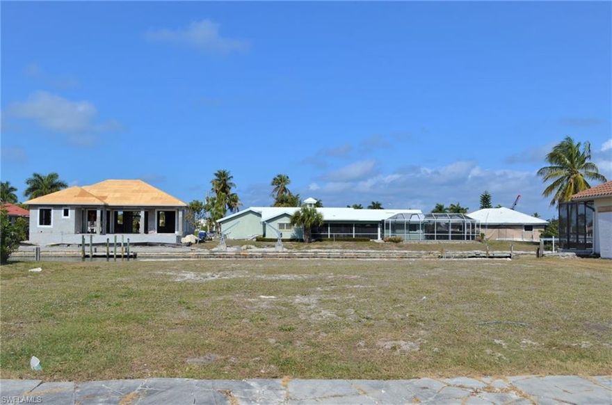 Great water direct lot with close proximity to the river. Partial Bay view. Newer seawall. Great access for boating! Build your dream house on Marco Island.