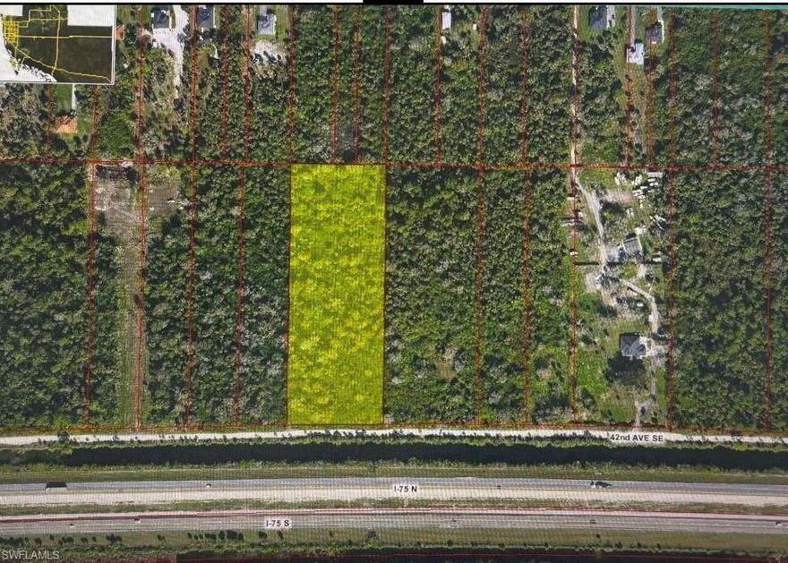 Oversized 100% Uplands lot with private road access offering privacy and future potential. Approximately 6.70 acres. Property may offer the possibility for subdivision or multiple residences, subject to zoning regulations and approvals with the county. Electrical poles are located nearby, which may help facilitate future construction. Potential future option to install a gate at the private road entrance, subject to agreement among property owners and required approvals. Convenient future access to I-75 once approved. DEP report available upon request.