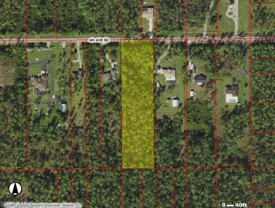 High and Dry! Conveniently located two blocks from Golden Gate Blvd!  Highly sought after 100% UPLAND southern exposure lot with newer homes on the block is ready to build!  Not many upland lots in the area as Golden Gate Estates continues to grow!  Act now before its gone!