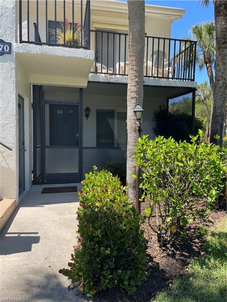 Welcome to this beautifully maintained first-floor condo in the highly desirable Winterpark community of Naples. This immaculate 2-bedroom, 2-bath residence is being offered turnkey furnished—simply bring your suitcase and start enjoying the Florida lifestyle.
Thoughtfully updated, the unit has been repiped and features impact windows for added peace of mind. The building carries an association flood policy, and the current owners also maintain a separate flood policy on the unit—providing an extra layer of security and confidence for buyers.  Hot water heater was replaced in 2023 and AC in 2024.
Winterpark is known for its inviting, walkable setting and impressive resort-style pool area, perfect for relaxing or socializing with neighbors. Ideally located just minutes from shopping, dining, downtown Naples, and our beautiful Gulf beaches, this community offers both convenience and charm.
Quarterly HOA fees are $1,920 and include the benefits of a well-maintained community and amenities.
Whether you’re searching for a winter retreat, full-time residence, or investment opportunity, this move-in-ready condo is a must-see. Don’t miss your chance to own a slice of paradise in Naples!