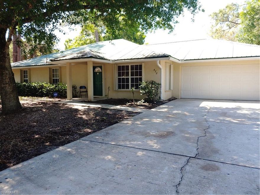 Four Bedroom 2 Bath house with 2 car garage in the City.  CBS construction and metal roof.
Storm Shutters manual.