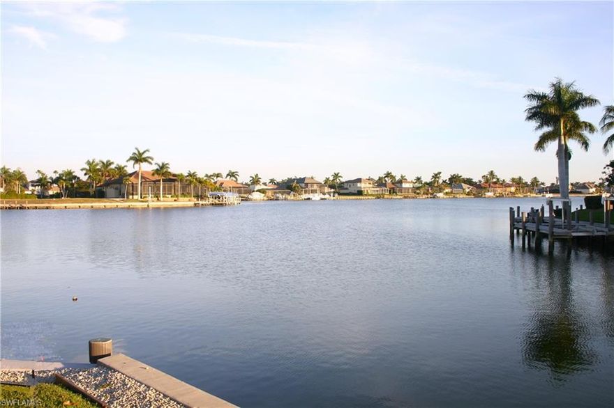 Looking to build on Marco Island? Here's your opportunity for the Perfect Location, just 2 blocks from the beach...Beautiful Views, Long and Wide Water Views of Landmark Bay... The Best Exposure to the sun, Southern Exposure... Seawall replaced in 2004, Big Dock with 12,000# High Speed x2 Lift is a bonus...