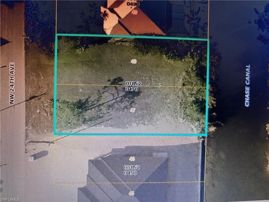 More pics to come! Great freshwater canalfront lot for you, your family and your boat and your new home! Enjoy those gorgeous sunrises, too! This Chase Canal building lot connects to the Horseshoe Canal, easy peasy access into Anchor and Pelican Lakes! So many hours of boating pleasure awaits you! Conveniently located also, for the golfer in you, to Coral Oaks Golf Course! Win win! Close to Pine Island Road and all that it offers such as night life, restaurants, churches and that road also leads to many saltwater boating opps also! Short distances to beaches!