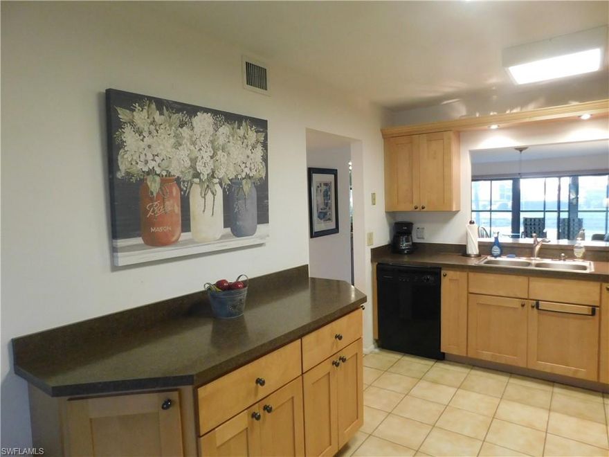 OUTSTANDING VALUE for the astute buyer !! MOTIVATED SELLERS.  Fellow Realtors this is a great opportunity to introduce your clients to an amazing good valued condo in Admiralty Yacht  & Racquet Club. Move-In-Ready ground Floor Furnished Condo  overlooking scenic water views. This 2  Bedroom 2 Bath condo features large updated kitchen, Stainless Steel Appliances. Your condo features two screened Lanai with additional plexiglass surrounds for relaxing or  whilst enjoying a cocktail with family or friends, Covered parking, two storage areas at the front of the building and one on the lanai. Unit has been Re-Piped!
Admiralty is an active community has resort style facilities<< Large community Pool with sun deck, Tennis courts, Clubhouse, fishing Pier. Ideal location 10 minutes to 1-75, 25 min to South West Florida International Airport. Entertaining and Dining along the Pine Island /Cape Coral Corridor.    Relax in a mature safe Community make this your permanent or ideal Holiday Home. This condo  is currently  the best priced in this community.