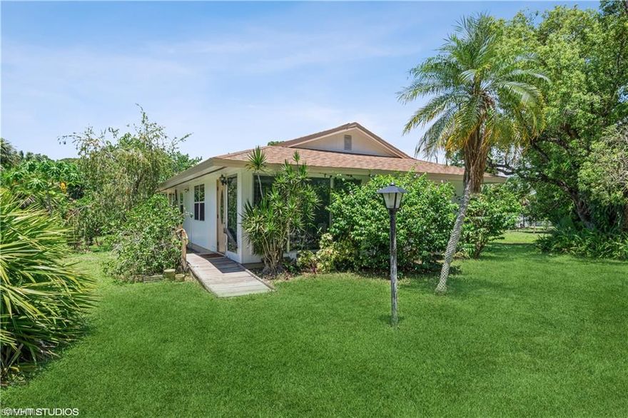 Amazing property located minutes away from Downtown Naples and the beach, both within walking and biking distance! his property is located on 4 lots totaling .46 acres. Outside the yard has multiple mature fruit bearing trees along with many varieties of tropical flora. The interior of this property has been recently painted and has had new flooring (vinyl and carpet) installed. Bathrooms have also been updated with new toilets and vanities. Don't miss out on this amazing investment opportunity!