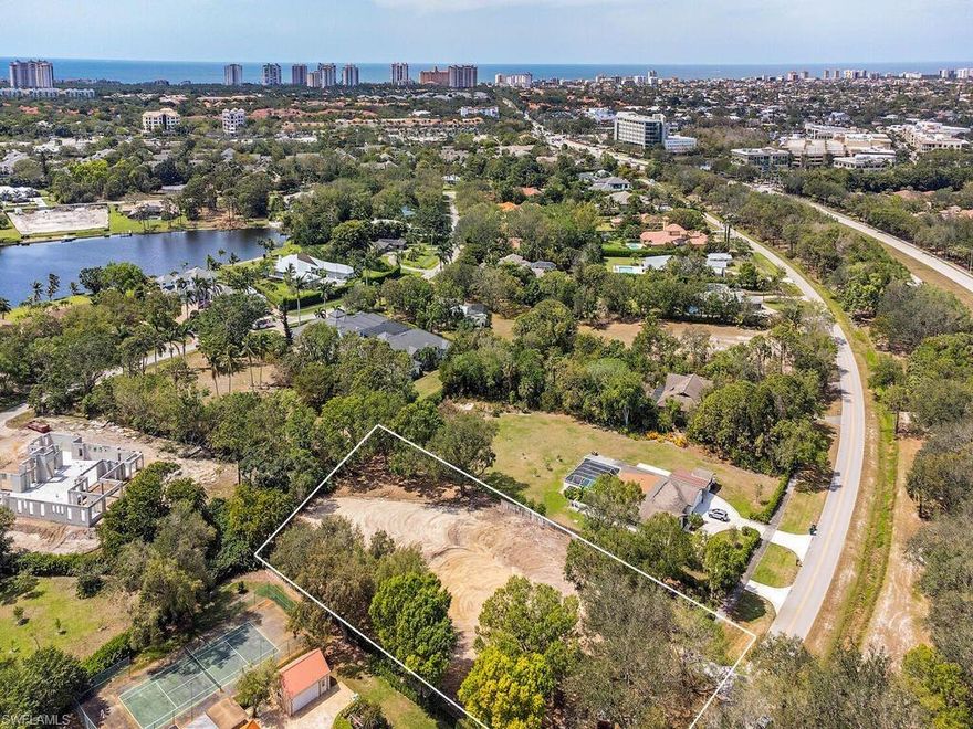 H7936 - Offering approximately 1.24 acres, this vast, beautifully landscaped home site provides privacy and peacefulness with southwestern exposure - allowing new owners to enjoy Naples' beautiful sunsets. Pine Ridge is a unique community conveniently located just minutes from the Waterside Shops, Ritz Carlton, Mercato and only a short drive to downtown Naples’ silky sand beaches, fine dining and world-class shopping.