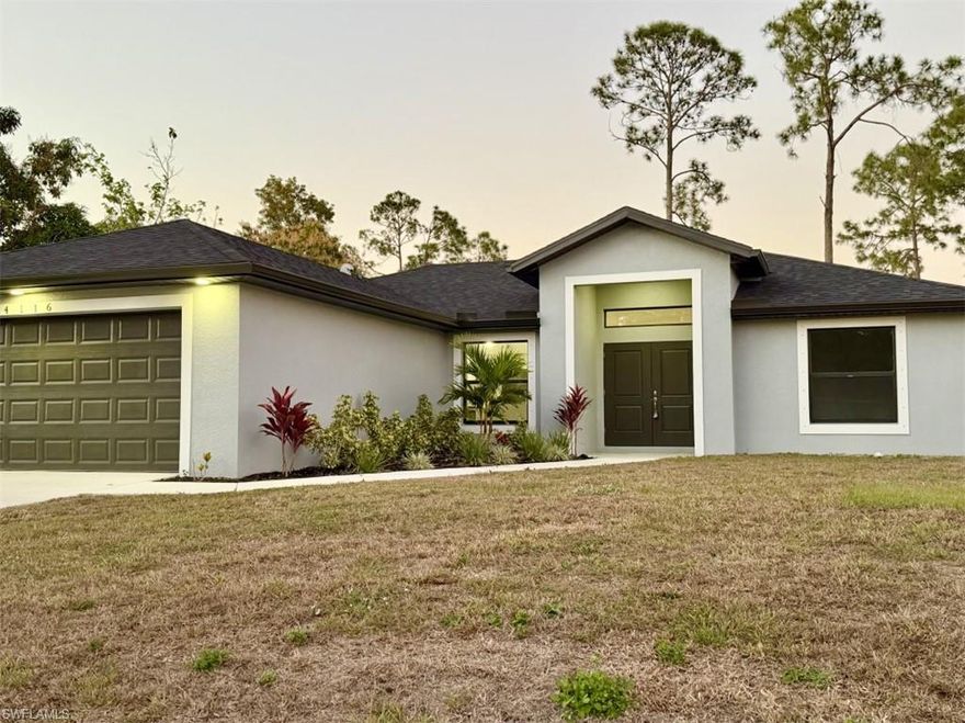 Beautiful 3 bedroom 2 bath home in quiet area of Lehigh Acres close to shopping and 75. Home features upgraded kitchen with waterfall island and soft close wood cabinets. Tile flooring throughout the entire house. Come check it out.