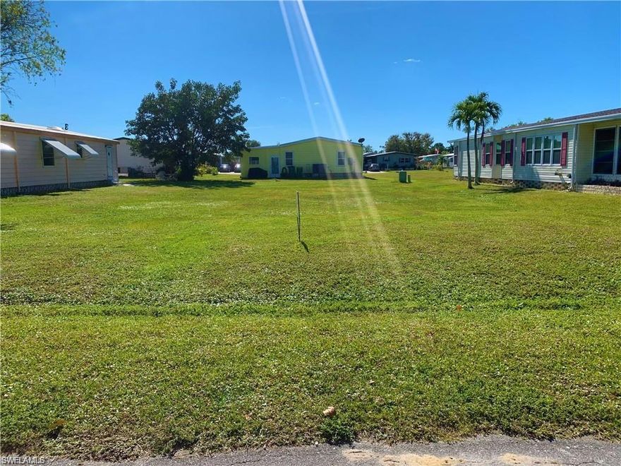 55+ COMMUNITY Take a look at this spacious lot in West Wind Estates 55+ Community. West Wind is a socially active community with great amenities some of the LOWEST Condo Fees in Naples. Place your new manufactured home on this great site and you can be a part of this fabulous community.