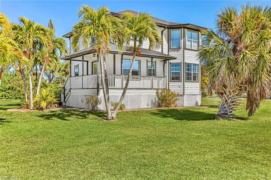 Welcome to your slice of island life in St. James City, perfectly tucked just off 4th Ave and within easy walking distance to local restaurants, waterfront bars, live music, and some of the best fishing spots in Southwest Florida. Leave the car parked — dinner, sunset cocktails, and casting a line are all just steps away.

This elevated 3-bedroom, 2.5-bath home offers a traditional layout with a touch of quasi-Victorian charm, giving it character you simply don’t find in cookie-cutter homes. Think inviting curb appeal, classic lines, and just enough personality to spark compliments from guests.

Inside, the first floor is designed for everyday living and entertaining, featuring a comfortable living room, dedicated dining area, kitchen, and convenient half bath. Upstairs, you’ll find all three bedrooms, including the private master suite, along with two full bathrooms — keeping the living space downstairs and the quiet retreat upstairs exactly where it belongs.

Whether you're searching for a great starter family home, a low point-of-entry snowbird escape, or simply a place where weekends feel like a permanent vacation, this home checks the boxes. Elevated construction adds peace of mind, and the property is super low maintenance, giving you more time to enjoy boating, fishing, kayaking, and the laid-back island lifestyle.

St. James City is known for its relaxed atmosphere, world-class fishing, easy access to Pine Island Sound and the Gulf, and locally loved spots like waterfront seafood restaurants and neighborhood gathering places. It’s the kind of community where golf carts are common, sunsets are routine, and neighbors still wave.

If you’ve been waiting for an affordable way to get into island living — without sacrificing charm or location — this is it.

Because life’s too short not to live within walking distance of fresh seafood and a good fishing story.