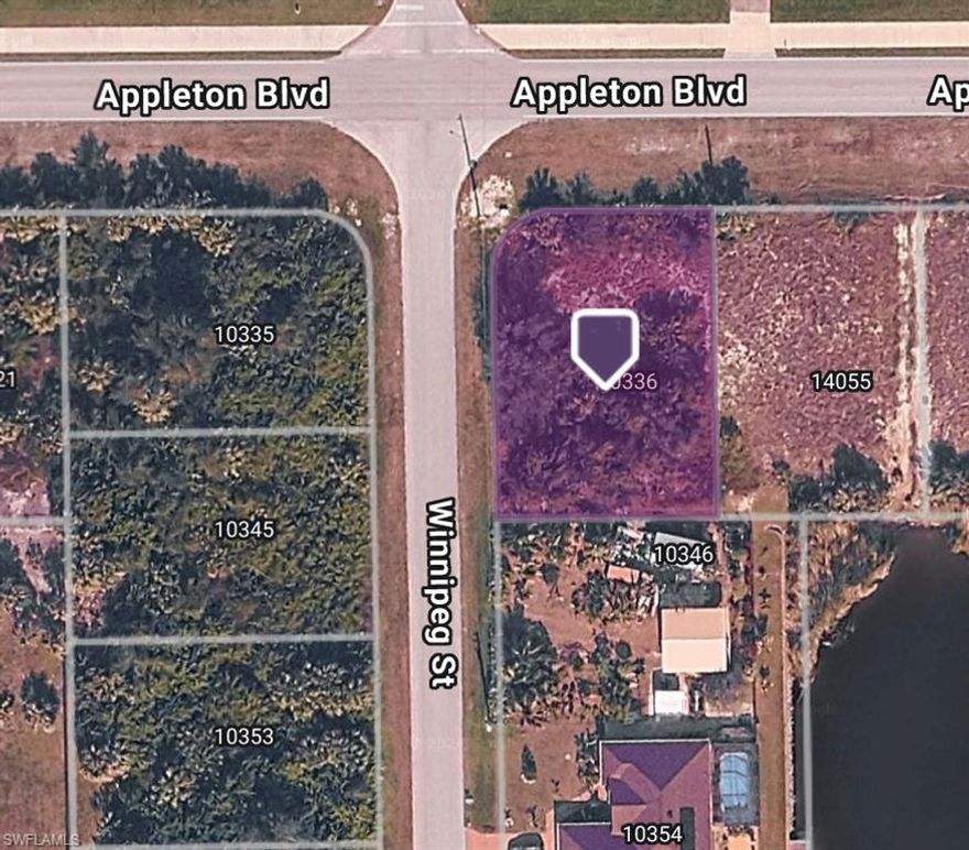Corner Lot and great opportunity to own a 0.26 Acre residential vacant lot located in a growing and desirable area of Port Charlotte, surrounded by ongoing new construction and development. First time buyers looking to build their dream home or investors seeking future appreciation.

The lot is zoned RSF 3.5 Residential Single Family and no HOA, offering flexibility for future home design. Located in Flood Zone AE, the property will require elevation to approximately 9 feet to meet building requirements.

City water and city sewer are available, with buyer responsible for all utility connection and hookup costs. Conveniently located near shopping, dining, schools, and major roadways, providing both accessibility and long term growth potential.

Priced to sell, this is an excellent opportunity to secure land in Port Charlotte as demand and development in the area continue to expand.
