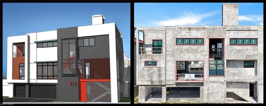 An extraordinary opportunity to complete this exceptional waterfront estate on the widest canal in Vanderbilt Conners! Just moments from the sugar-sand beaches of Vanderbilt. Positioned on a lot with exceptionally wide water views. Custom home boast over 5,700 square foot and is constructed on pilings offering discerning buyers the rare opportunity to fully customize a modern coastal masterpiece to their exact vision.
The home is thoughtfully designed for grand waterfront living, featuring an infinity-edge pool, fire pit, privacy wall, and newly constructed seawall, all oriented to maximize sweeping water views and breathtaking sunsets. The expansive footprint allows for six or more cars in tandem, ideal for all the toys and car enthusiast! 

Set along one of the most impressive waterways in Conners, the property enjoys sparkling water views and Gulf-access boating creating a dramatic backdrop for elevated indoor and outdoor living. With windows, doors, and interior finishes yet to be selected, this residence invites the future owner to curate every detail, from luxury materials and bespoke millwork to a chef’s kitchen, spa-like primary suite, and refined entertaining spaces. Enjoy the ultimate in boating from your own backyard! 

Surrounded by estate homes and offers both privacy and prestige. Just minutes to Vanderbilt Beach, the Ritz-Carlton, LaPlaya, Mercato, and Naples’ finest dining and shopping, this is an opportunity to save years of planning and permitting while still creating a fully custom personalized luxury waterfront retreat.

A truly exceptional offering where vision meets location, scale, and lifestyle—on one of Naples’ most coveted and widest waterways.