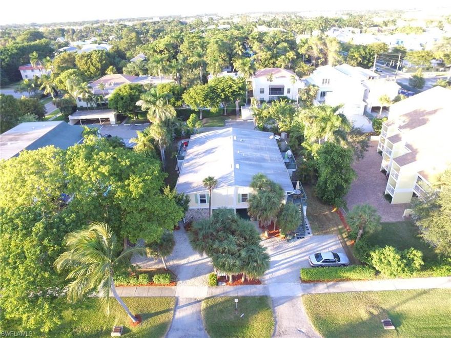 Unique opportunity for “buy & hold” or immediate redevelopment investment in the heart of the Olde Naples district, bordering Aqualane Shores. Large 100'x151’ lot with existing rental income producing condominium association in an unrivaled location between 5th Ave. and 3rd St. and within walking distance to everything downtown Naples has to offer! A large parcel with 15,100 sq ft that can be redeveloped into 1 or 2 large single family homes, 3 townhomes or 4 condos! This parcel is zoned R3T-12, which allows unique transient rental opportunities for downtown Naples. It can be sold in bulk (100'x151’); or, be re-plat into two separate parcels (50’x151’ each) AT ONLY ($260 SF) OR sold separately. Current owners have worked with the City of Naples, various architects and contractors in town on all building possibilities. Sample plans, as well as estimated building costs from local top contractors in hand and can be shown to potential serious buyers. PRESENTLY ALL RENTALS UNITS ARE GENERATING ALMOST $72K GROSS YEARLY. REAL AVERAGE VALUE ON MARKET:$2,880,300.