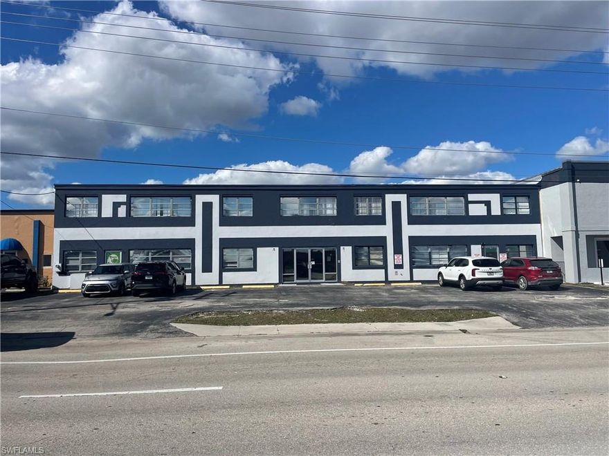Great Opportunity! To locate your Business Office on the center of Cape Coral. CITY CENTER EXECUTIVE OFFICE BUILDING has 20 offices and 2 lobbies, 6 bathrooms. 24/7 access to the building and mail room. On 1500sf are included 5 offices available for $2800 rent plus $500 Cam. Included in the cam is: Water, Electric, Trash, HVAC maintenance and replacement, Property Taxes, Insurance, Sales Tax. Break room and FREE Conference room for large group meetings.