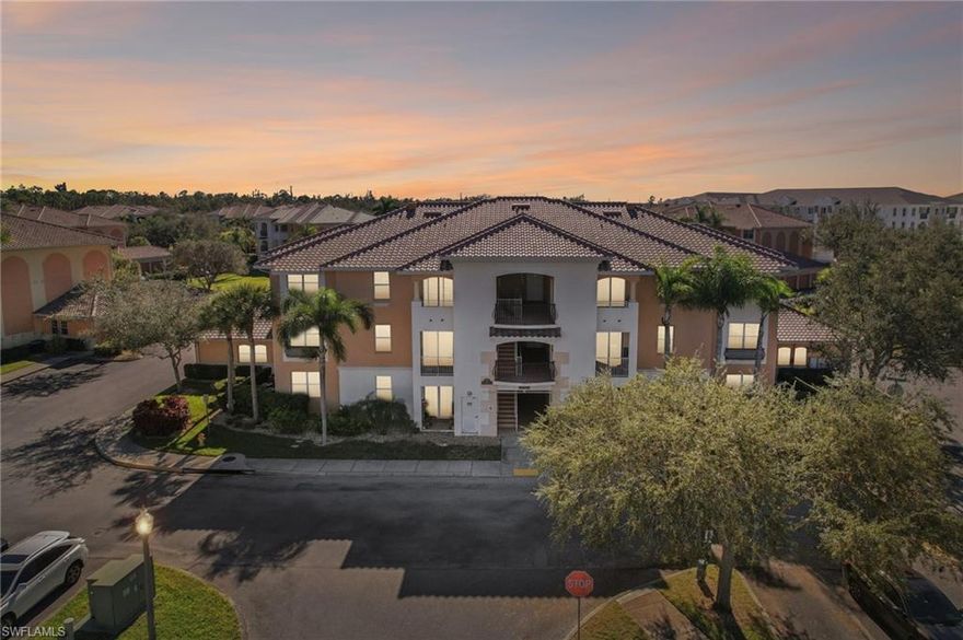 Welcome to this beautifully maintained second-floor condominium located within a desirable gated community. This residence offers peaceful views overlooking the community amenities, creating a resort-style atmosphere right outside your door.

The unit features upgraded appliances, tasteful decorative moldings, and thoughtful design touches throughout. The laundry room is enhanced with a stylish barn door, adding both character and functionality, while the primary bathroom boasts upgraded tile in the walk-in shower for a spa-like feel.

An open, inviting layout provides comfort and ease, ideal for full-time living or a seasonal retreat. Residents enjoy access to a common elevator, a well-equipped exercise room, resort style pool, dog park, playground area, and inviting picnic and BBQ spaces—perfect for entertaining, relaxing, and enjoying the Florida lifestyle. With secure gated entry and thoughtfully designed amenities, this community offers both convenience and peace of mind.

Ideally situated near shopping, dining, and local attractions, this condo presents an excellent opportunity to enjoy low-maintenance living in a vibrant, amenity-rich setting.