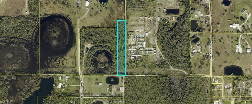 Recently cleared long and skinny property offers approx 2.5 Acres.  Located close proximity to I-75 and Bayshore Road and a short drive to SWFL International Airport or Downtown Fort Myers.. Sellers also own 30 Acres property next door which is also for sale. Owner also has the adjacent property of 30 acres for sale.