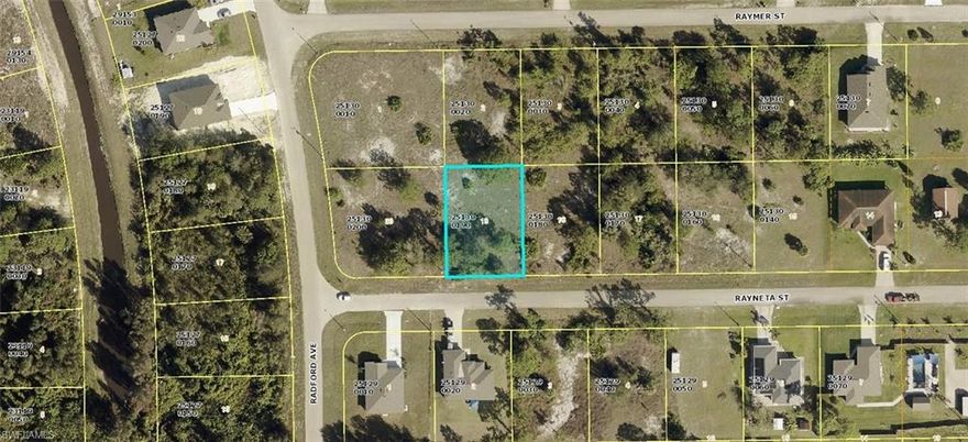 This beautiful, buildable and mostly cleared 1/4 acre lot is perfect for your Florida dream home or your real estate investment portfolio.  Come enjoy the sunshine and warm days! This lot is convenient to SR82 and RSW Airport.