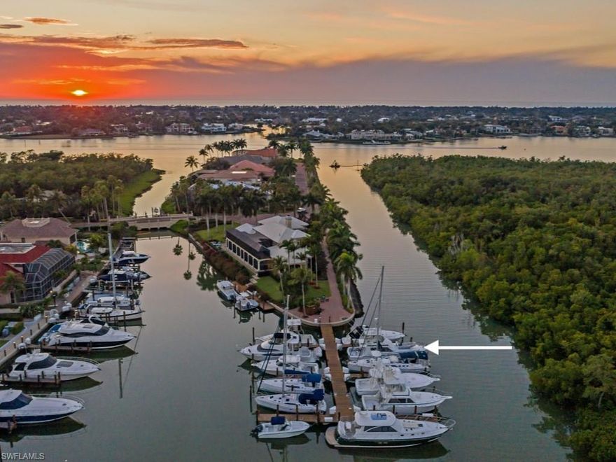 This is a rare opportunity to own a deeded boat slip in the ONLY gated community offering boating, golf & tennis AND...all just 1 mile to downtown Naples. This SPYC 50ft slip has a 19 ft beam, quick, direct Gulf access & is close to Naples Bay. Experience boutique shopping & dining nearby within the Bayshore Arts District. Cruise the ICW to Keewaydin, Isles of Capri & Marco Island or arrive on one of Naples' pristine beaches via the Gordon Pass in about 10 minutes. You literally have it all! Southpointe Yacht Club at Windstar Marina is located in a protected yacht basin next to Hamilton Harbor Yacht Club & the Bayview Boat Ramp. Slip 49 provides the ultimate exclusivity as you access it through a private second estate home gate onto Southpointe Island. The marina clubhouse has plenty of entertaining spaces both inside & out, showers, restrooms, ice, pump-outs, pool & spa. Are you ready to live the Naples yachting lifestyle? $1650/qtr and there is a one time capital contribution of $5,000.00 due upon closing.