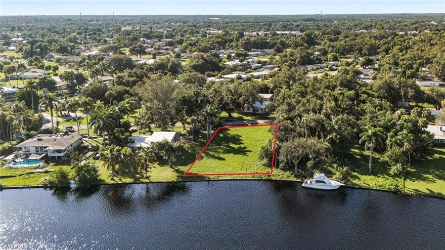 Build Your Dream or Invest Smart! Waterfront Opportunity on the Caloosahatchee River. This rare almost ½-acre cleared lot, ready to build with no restrictions, located at 4859 E Riverside Drive, Fort Myers, FL offers direct river frontage with an existing seawall—saving you time and significant upfront costs. Perfect for boaters, investors, or anyone seeking the Southwest Florida lifestyle, enjoy direct access to the Gulf of Mexico or navigate across the state from your backyard. Conveniently located just minutes from I-75 and approximately 30 minutes to Southwest Florida International Airport (RSW) and beautiful Gulf beaches, this property delivers the perfect blend of freedom, location, and investment potential. Whether you’re building a luxury waterfront estate, a profitable rental, or your dream home, this lot is truly turnkey and ready—bring your builder, your boat, and your vision.