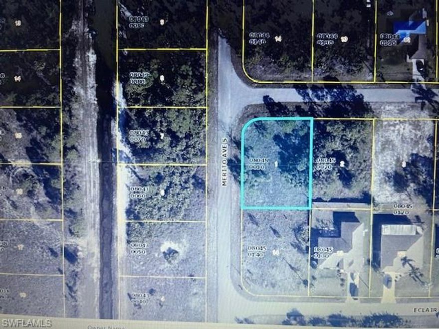 Large corner lot!  Ready for your home in sunny SWFL to be built!