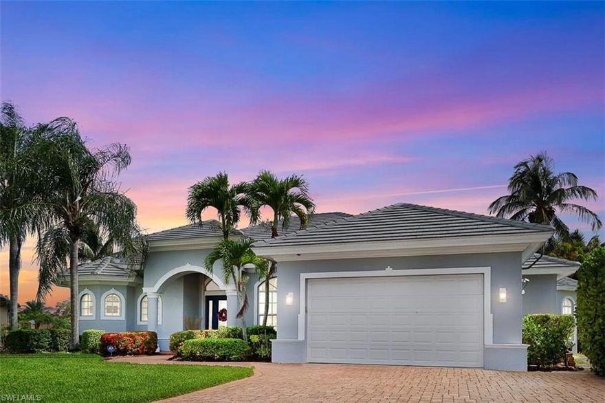 BRAND NEW TILE ROOF – INFINITY POOL WITH LAKE VIEWS – PANORAMIC SCREEN CAGE – LOW HOA FEES! Located in the highly desirable Lely Resort – Lely Island Estates, this beautifully positioned home offers an exceptional blend of luxury, natural beauty, and resort-style living. Filled with abundant natural light, the home is designed to maximize sunshine throughout the living spaces, creating a bright and inviting atmosphere from morning to evening. The serene backyard setting showcases tranquil water views and a stunning infinity-edge pool that perfectly blends into the lake backdrop, delivering a true Southwest Florida lifestyle experience. One of the home’s standout features is the double panoramic screen cage, allowing the entire rear lanai to fully open and capture uninterrupted views, fresh breezes, and seamless indoor-outdoor living. Whether entertaining guests or relaxing poolside, the setting is peaceful, private, and visually breathtaking. The property also features a brand new tile roof installed with the highest quality materials, adding long-term value and peace of mind. Conveniently located close to shopping, dining, golf, and everyday conveniences, residents also enjoy resort-style amenities while benefiting from surprisingly low HOA fees. Lely Resort is known for its beautifully maintained grounds, premier golf courses, scenic lakes, and upscale lifestyle, making this an outstanding opportunity to enjoy luxury living in one of Naples’ most sought-after communities. Schedule your showing today! THIS PROPERTY QUALIFIES FOR A 1% LENDER INCENTIVE IF USING PREFERRED LENDER, INQUIRE FOR MORE DETAILS**