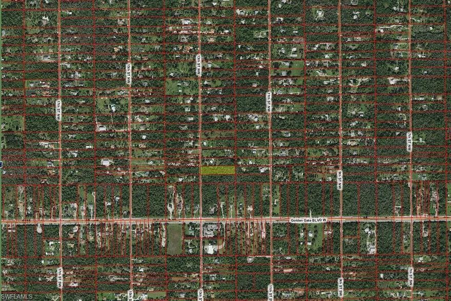 LOCATION, LOCATION, LOCATION!!  Amazing Opportunity to own 2.5 Acres in a great location of Golden Gate Estates. Close in!  The North Side of the Same street as the Estates Branch Library.  Lot is subdivided.  2 lots of 2.5 acres side by side for a total of 5 acres! Come build your dream home with a pool, a guest house, a workshop .  Do not miss this rare opportunity to build a new home, just minutes from 75, downtown, world-class beaches, hospitals, shopping, and dining.  This lot is priced to Sell so don't delay as it will go FAST!