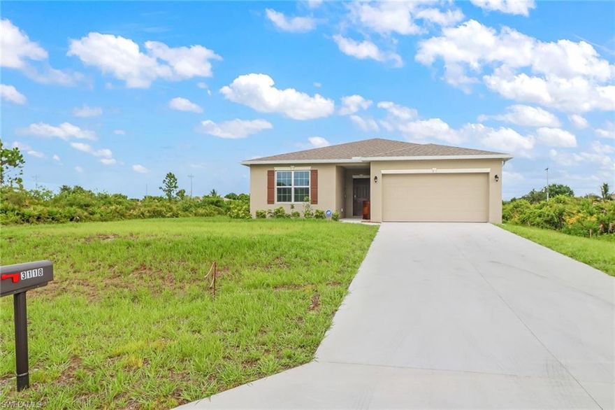 Beautiful home with an open concept.  It has 4 bedroom 2 bath and 2 car garage.  Tile throughout the home with granite countertops, wood cabinetry and stainless steel appliances .  Home was built in 2021.   Call now and schedule a showing.
