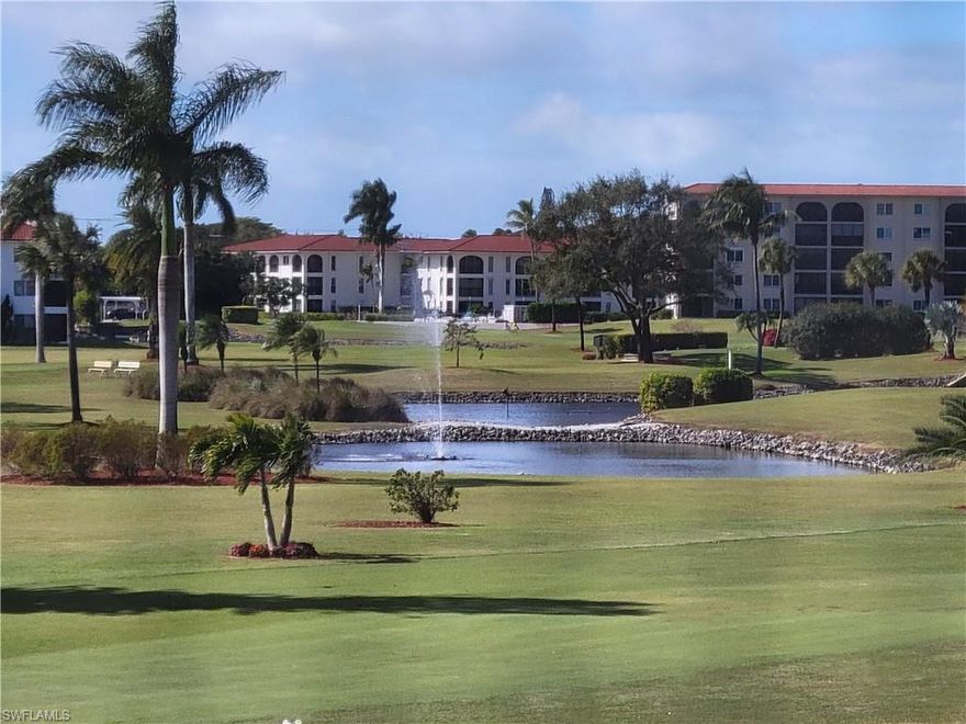 Beautiful, second-floor end unit that overlooks golf course.Southern and western exposures with an abundant of natural light and privacy. The unit has modern updates, luxury vinyl flooring throughout. Property is centrally located in Naples minutes from the Gulf of Mexico, Greenway, major shopping districts and arts & culture. Basic cable and internet included in rent. Anything add-ons to the cable / internet package is at renter's expense. Tenant pays for electric. Condo furnishings are negotiable.  Laundry is located in unit. One assigned covered parking space. Guest parking available. One storage unit on the same floor. Annual and seasonal lease available. Contact agent.