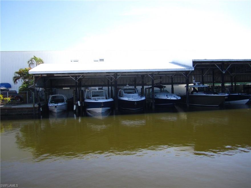 COVERED BOAT SLIP on Naples Bay! Private, Gated, 24 Hr. Security. Keep your investment under cover!  No HOT Sun cooking your boat every day here. Power Boat Squadron Slip #40. 42 feet. CHECKOUT VIRTUAL TOUR