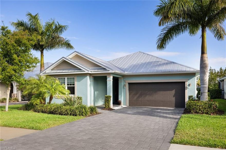 Welcome to this low maintenance single-family home nestled in the vibrant and active resort community of Naples Reserve.

Upon entering, you'll find yourself immersed in a welcoming open floor plan, designed to maximize space and functionality. Natural light pours into the main living area which seamlessly flows into the dining space and kitchen.  This creates the perfect environment for entertaining guests or enjoying quality family time.

The kitchen boasts recessed lighting, modern stainless appliances, and quartz countertops. 

As you explore further, you'll discover the cozy bedrooms, each offering a tranquil retreat at the end of a busy day. The master suite features a walk-in closet, and a luxurious ensuite bathroom complete with an upgraded seamless glass shower door. 

Outside, the home extends its charm with a screened lanai that is plumbed and ready for your dream outdoor kitchen, perfect for savoring your morning coffee. The lush privacy landscaping adds to the allure, creating a serene oasis.

When you're ready to venture beyond the confines of your own personal paradise, you'll find a wealth of amenities awaiting you in the resort community. From the navigable lake, community pool, and fitness center to pickleball courts and social clubs, there's always something to keep you active and engaged.

In summary, this adorable single-family home offers the perfect blend of comfort, style, and community living, convenient to both Marco Island and the Naples beaches.