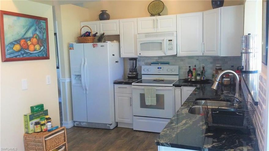 Are you looking for a great house in a great neighborhood? Do not look any further. Great Location close to  Veterans and Fort Myers bridge. Family oriented neighborhood and ASSESSMENTS ARE IN AND PAID! Roof (2007), AC (2005).
This house is on a corner lot and has been updated!!!  Beautiful kitchen with granite level 3 counter top (2015), new cabinets ( 2015 ),  tile like wood flooring , fresh paint, decorative trim throughout the windows and doors, fenced backyard, inside laundry, nice size master bedroom and bathroom. In the backyard you will find a huge cement patio great for entertaining.
This house is walking distance from Cape Coral High School, Lowes, Target, Publix , Dunkin' Donuts and many other restaurants and stores.   Call now to make  your showing appointment.