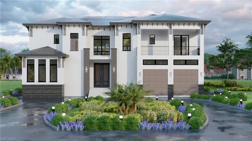 We are pleased to announce a rare opportunity to own your dream home in the highly sought after South End of Marco Island. Within a short distance to the beach, some of the best restaurants on the island, and fast access to the gulf. This home is sure to withstand the scrutiny and exceed the expectations of the most discerning buyer. This home also offers a brand new seawall and will come complete with a thoughtfully designed oversized boat dock and an elevator!This is the time for your buyer to make any changes/ personal selections if they desire to do so.This unique property will masterfully blend quality, elegance, and comfort. Managing member is a FL licensed Broker