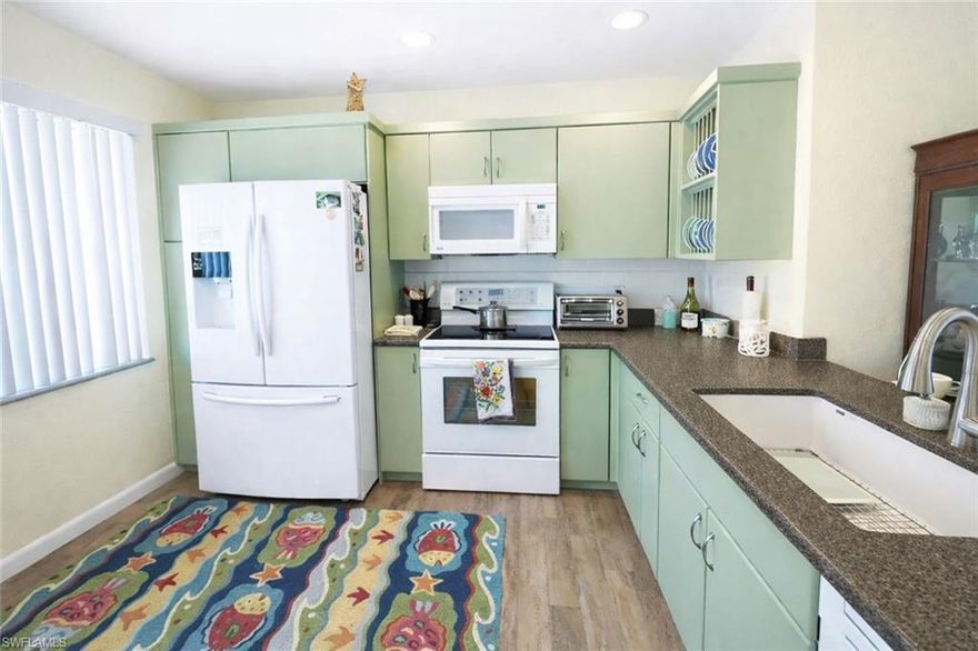 Welcome to your slice of paradise! This beautifully maintained second-floor, front corner unit offers extra privacy and natural light thanks to additional windows—a rare find in the community. Perfectly positioned right next to one of four community pools, you’ll enjoy resort-style living just steps from your door.
Inside, the home features a custom Cornerstone kitchen with stylish cabinetry, ample counter space, and a functional layout that opens seamlessly into the living and dining areas—ideal for both everyday living and entertaining. The bright and inviting interior is complemented by tasteful coastal décor and an abundance of storage throughout, including a dedicated storage closet by your covered parking spot.
Relax and unwind on your private screened lanai, where you’ll enjoy peaceful lake views, also visible from the spacious primary bedroom—your own serene retreat. Unbeatable Location:
Just 3 miles to Fort Myers Beach and the Sanibel-Captiva Causeway, placing world-class beaches, dining, and shopping right at your fingertips. Low carrying costs: Approx. $2,400/year in taxes
Whether you're looking for a full-time residence, seasonal getaway, or investment opportunity, this home checks all the boxes.