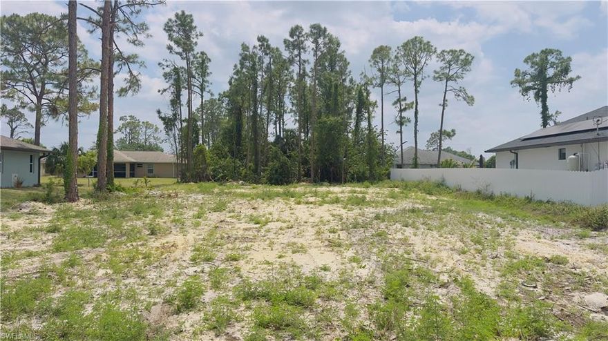 single family lot for sale cleaned and ready to build on.