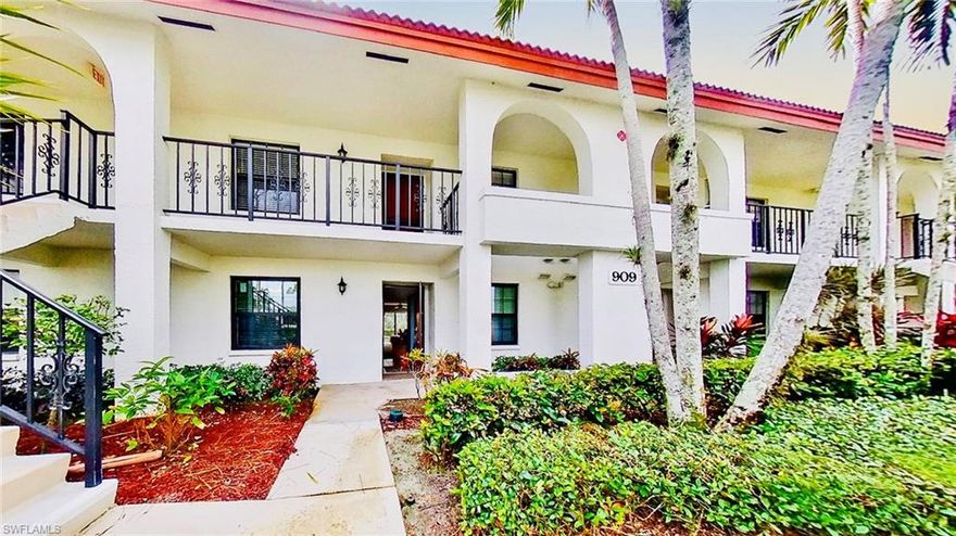 A wonderfully pristine condo located in the heart of Naples. Conveniently located in Lely Golf Estates this easily accessible first-floor unit is just a few minutes away from downtown Naples and many area Golf Courses. This pristine 2 bedrooms and 2 baths unit features gracefully furnished rooms, a screened lanai that overlooks the lushly landscaped grounds, a carport, storage and is just a few steps away from the pool area. It also comes fully furnished with a new Refrigerator, new Impact-resistant windows, new air conditioner! Amenities include a community pool, spa/jacuzzi, sundeck, and a cabana. Pet-friendly community, Golf membership is optional and not required.