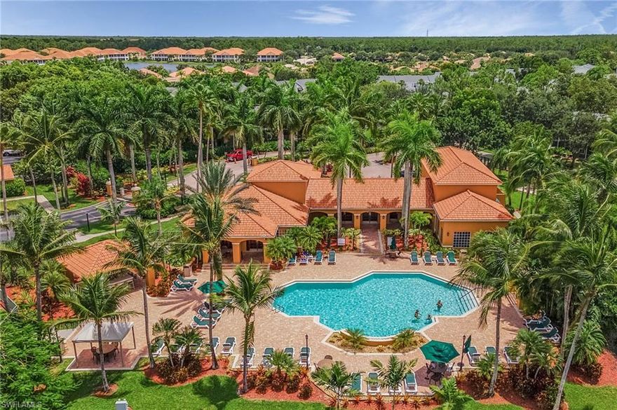 This 2 bedroom + 2 bathroom 2nd floor condo is strategically located close to I-75 and only a 15 minute drive to downtown Naples and the beach! The gated community has a manager onsite and it offers everything you can wish for - clubhouse, billiards, BBQ area, pool, hot tub, well-equipped exercise room, indoor racquet ball, outdoor tennis courts and dog park! The condo has crown molding, nice tile on the diagonal, and granite in the kitchen & bathrooms.. This is a great investment opportunity for annual or seasonal rentals, with a very lenient rental policy! If you are downsizing or looking for a vacation home with little to no maintenance, low fees, great amenities and convenient location, you can make this place your new home or winter getaway!