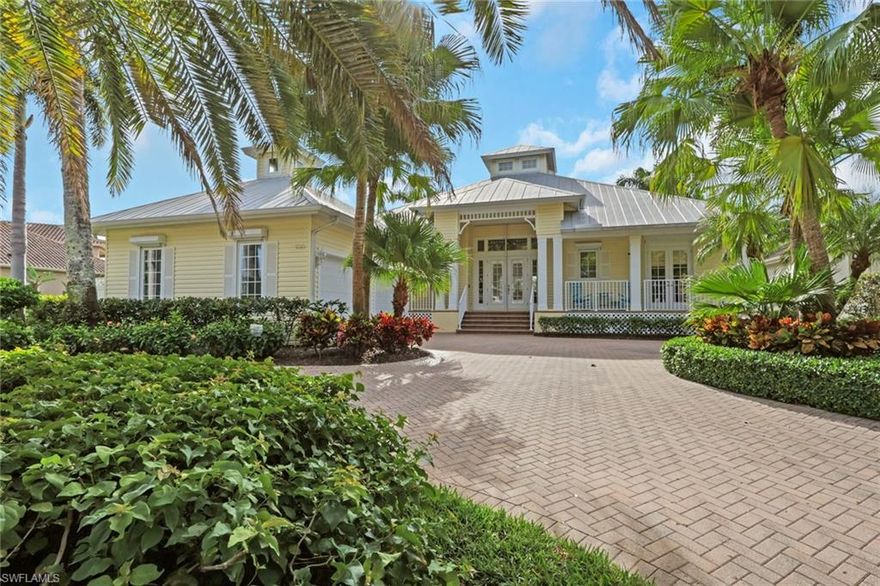 Premier waterfront residence positioned on the Jewel Box Canal, offering direct, no-bridge boating access to Naples Bay and the Gulf of America via Gordon Pass. The Jewel Box Canal is among the widest, deepest, and most navigable waterways in Oyster Bay and Royal Harbor. This 3-bedroom plus den, 3.5-bath home offers a flexible floor plan, with the den easily convertible into a 4th bedroom, and is thoughtfully designed around light, volume, and seamless indoor-outdoor living. The interior is defined by soaring ceiling heights, custom architectural millwork, and hand-applied trompe-l’œil artwork, creating a refined coastal aesthetic with subtle lighthouse-inspired character. Natural light fills the main living spaces, emphasizing the home’s vertical scale and quality construction. Outdoor living is defined by a seamless connection from the open interior living spaces to the waterfront, where an expansive dock serves as the focal point and flows naturally into the pool and spa, creating a unified indoor-outdoor environment. Located just minutes from Tin City, Cabana Bayfront and Downtown 5th Avenue, this property pairs true Gulf-access boating with immediate proximity to Naples’ most elite dining, shopping, and lifestyle destinations. Schedule your private tour today so you can experience the residence firsthand.