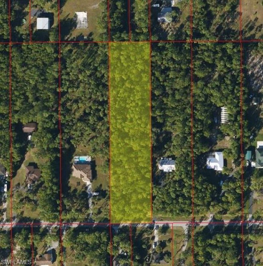 Rare opportunity to own 2.27 acres in Golden Gate Estates, one of Naples’ fast-growing acreage communities. This spacious parcel offers the perfect setting to build a custom home, private estate, or homestead-style property with plenty of room for animals, gardens, workshops, RVs, or recreational toys. With no HOA restrictions, enjoy the freedom to design your property to fit your lifestyle.

Conveniently located just off Everglades Boulevard South, this property offers quick access to Golden Gate Boulevard, providing an easy drive to shopping, dining, schools, and everyday conveniences while still enjoying the peaceful rural setting that makes Golden Gate Estates so desirable. The beautiful beaches of Naples, along with world-class dining, entertainment, and downtown amenities, are all within driving distance—offering the perfect balance of privacy and accessibility.

Whether you're looking to build your dream home or invest in Naples land, this property offers exceptional potential.