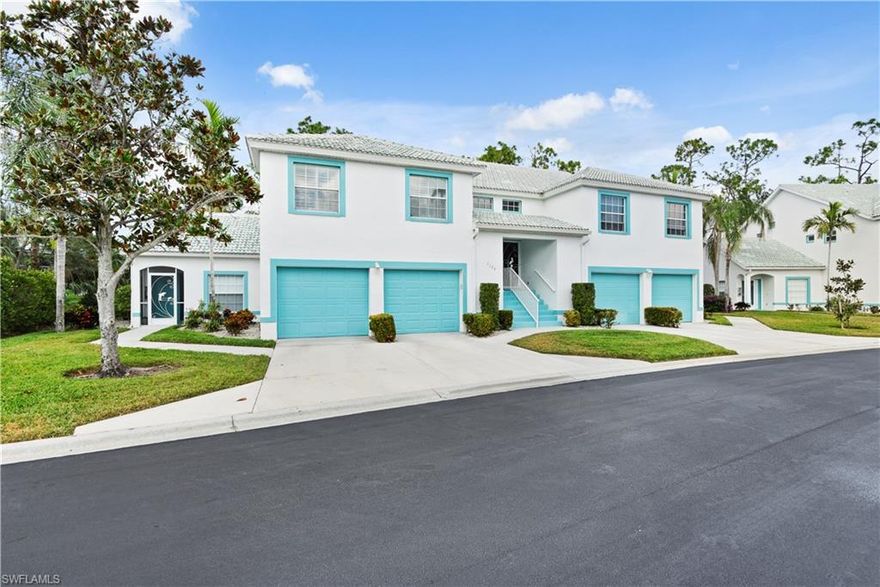 Move In Ready.  Beautiful updated 1st Floor end unit in Partridge Pointe.  This 2 bedroom, 2 bath home sits on a nice quiet street.  Recent remodel includes new flooring, paint, light fixtures, all new kitchen, SS Appliances, granite countertops, new fixtures in baths.  Recently replaced HVAC and hot water heater.  Sliding glass doors lead to large covered lanai, great view of large landscape area. Attached 1 car garage. Paved walking and biking paths around the lakes. Close to restaurants, shopping and beaches.