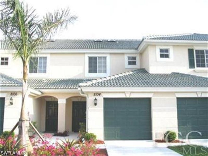 Take a walk into paradise in this lovely home by gliding your front lanai screen just like a pocket slider. Attention to detail is featured in any every corner of this home showcasing beautiful crown molding, a freshly painted home, upgraded light fixtures and fans throughout.  Brand new A/C  installed to keep the hot summer days cool, new sink, disposal and faucet installed in the kitchen with all stainless steel appliances.  Enjoy the upstairs loft with natural sunlight to brighten up any day through the skylights. gorgeous trim around sliders leading to your completely tiled lanai. Home comes completely furnished- turnkey.