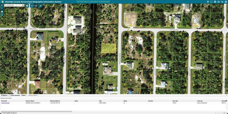 LISTED BELOW ASSESSED VALUE! Quiet freshwater canal lot in northern Port Charlotte, offering peaceful surroundings and western rear exposure ideal for sunset views. The area is lightly developed, providing added privacy while remaining within a short drive of shopping, dining, and beaches. Convenient access to U.S. 41 and I-75 makes travel to North Port, Punta Gorda, and the Gulf Coast easy. Excellent opportunity to secure a waterfront property below assessed value—perfect for future building or investment.  407 Ravenswood is also available see MLS 2025013694 Local seller with quick response. X Flood zone per property appraisers office.