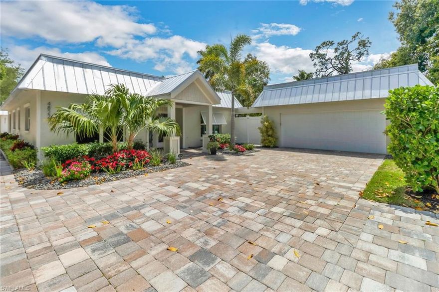 Stress free living at its finest! This unique, tranquil detached villa is one of just 5 single family homes in this association and is located in the city of Naples beautiful Seagate neighborhood. With just under 1500 sq ft of completely remodeled space this 2 bedroom, 2 bath plus den pool home offers unmatched serenity just minutes from some of collier counties best beaches, restaurants & shopping. Modern fixtures, high end appliances, impact windows, electric shades, oversized air conditioned 2 car garage, private oasis pool/spa area complete with a putting green and so much more!!!!